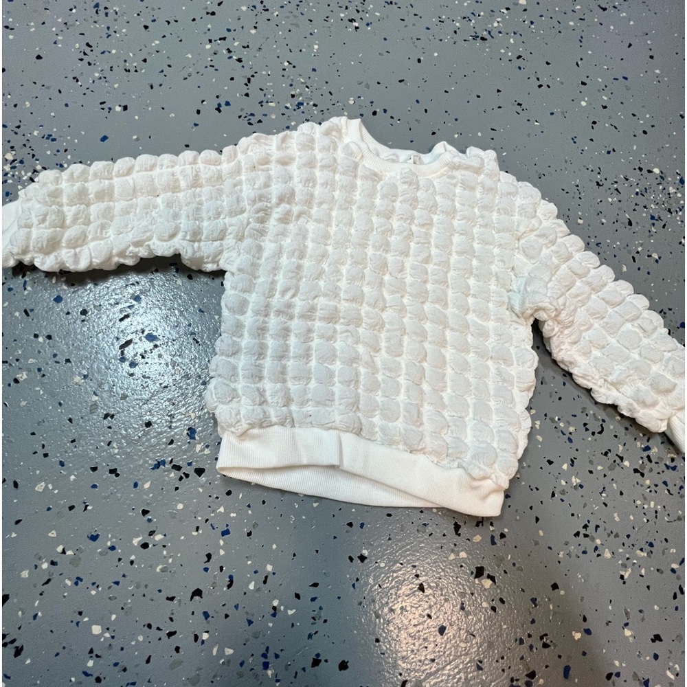 Puffy Waffle Design Top